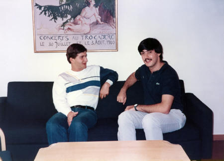 Dimitris Sgouros with Leonidas Kavakos